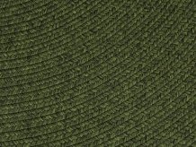 Kusový koberec Braided 105554 Green kruh – na ven i na doma
