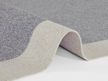 Kusový koberec Braided 105555 Grey Creme kruh – na ven i na doma