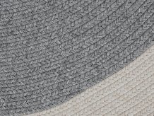 Kusový koberec Braided 105555 Grey Creme kruh – na ven i na doma
