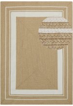 Kusový koberec Braided 105556 Creme Beige – na ven i na doma