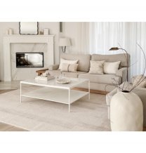 Kusový koberec Brush lines beige  čtverec