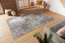 Kusový koberec Cairo 105586 Gizeh Cream Blue – na ven i na doma