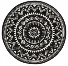 Kusový koberec Celebration 103441 Valencia Black kruh