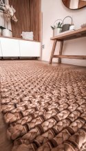 Kusový koberec Chunky Jute Sol Natural