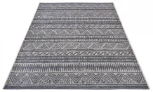 Kusový koberec Clyde 105906 Loto Grey Beige – na ven i na doma