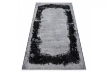 Kusový koberec Core A004 Frame black/light grey