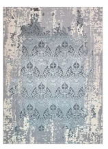 Kusový koberec Core W3824 Ornament Vintage cream/grey and blue