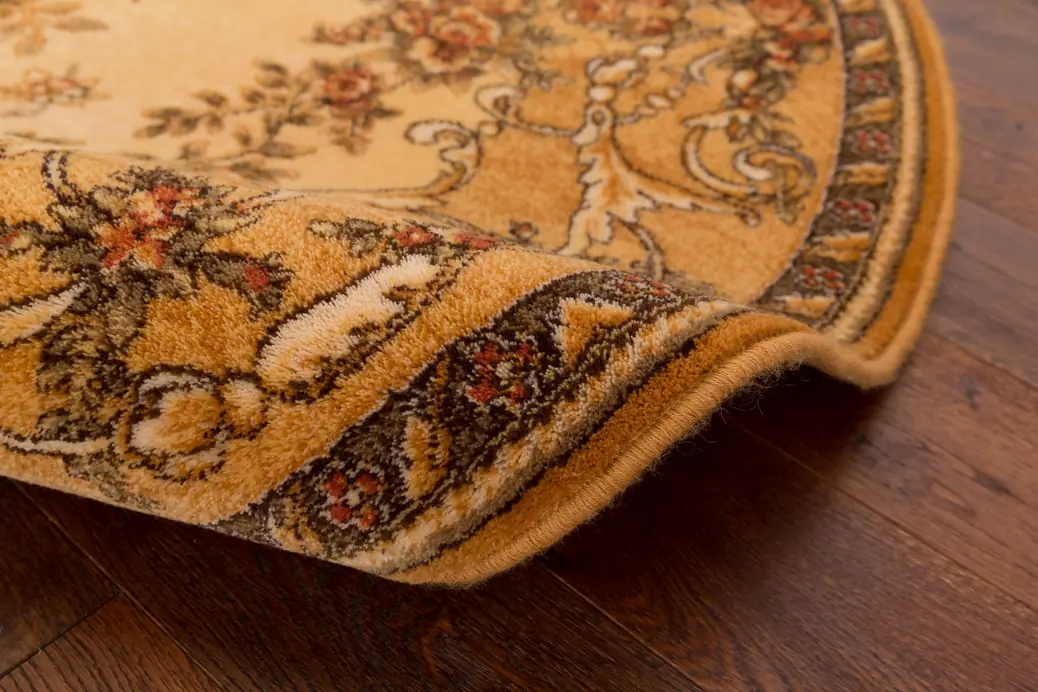 Kusový koberec Dafne sahara - kulatý (sahara)