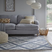 Kusový koberec Deuce Alix Recycled Rug Navy
