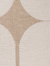 Kusový koberec Duet Bowen 106245 Beige/White kruh - na ven i na doma