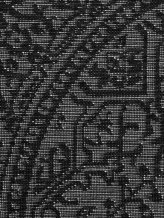 Kusový koberec Duet Kona 106248 Black/White kruh - na ven i na doma