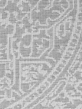 Kusový koberec Duet Kona 106249 White/Gray kruh - na ven i na doma