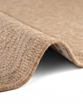 Kusový koberec Duet Kona 106250 Beige/White kruh - na ven i na doma