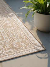 Kusový koberec Duet Kona 106250 Beige/White - na ven i na doma