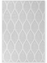 Kusový koberec Duet Liora 106246 White/Gray - na ven i na doma