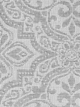 Kusový koberec Duet Rosel 106251 White/Gray kruh - na ven i na doma