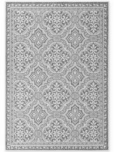 Kusový koberec Duet Rosel 106251 White/Gray - na ven i na doma