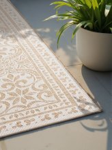 Kusový koberec Duet Rosel 106252 Beige/White - na ven i na doma