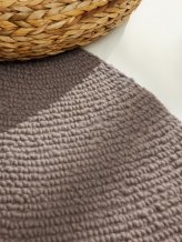 Kusový koberec Eleni 106219 Taupe kruh