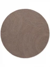 Kusový koberec Eleni 106219 Taupe kruh