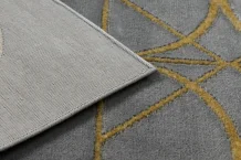 Kusový koberec Emerald 1010 grey and gold