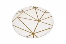 Kusový koberec Emerald 1013 cream and gold kruh