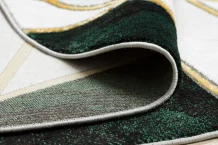 Kusový koberec Emerald 1015 green and gold kruh