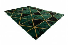 Kusový koberec Emerald 1020 green and gold