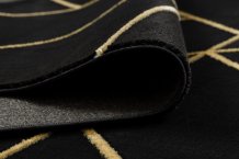 Kusový koberec Emerald geometric 1012 black and gold