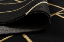 Kusový koberec Emerald geometric 1012 black and gold
