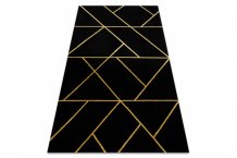 Kusový koberec Emerald geometric 1012 black and gold