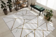 Kusový koberec Emerald geometric 1012 cream and gold