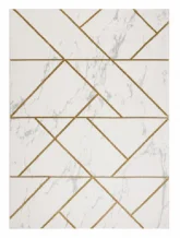 Kusový koberec Emerald geometric 1012 cream and gold