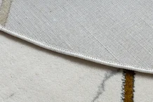 Kusový koberec Emerald geometric 1012 cream and gold kruh