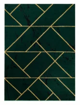 Kusový koberec Emerald geometric 1012 green and gold