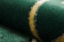 Kusový koberec Emerald geometric 1012 green and gold