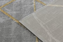 Kusový koberec Emerald geometric 1012 grey and gold