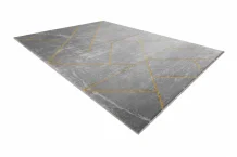 Kusový koberec Emerald geometric 1012 grey and gold