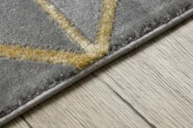 Kusový koberec Emerald geometric 1012 grey and gold