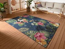 Kusový koberec Flair 105609 Tropical Dream Blue Multicolored – na ven i na doma