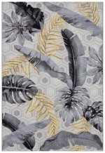Kusový koberec Flair 105612 Gold Leaves Multicolored – na ven i na doma