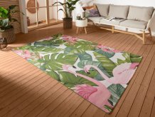 Kusový koberec Flair 105614 Tropical Flamingo Multicolored – na ven i na doma