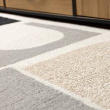 Kusový koberec Fusion 0213 white/dark pink