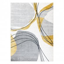 Kusový koberec Fusion 5868 white/yellow