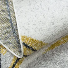Kusový koberec Fusion 5868 white/yellow
