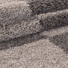 Kusový koberec Gala shaggy 2505 taupe