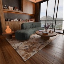 Kusový koberec Gava 29WHW béžovo šedý