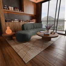 Kusový koberec Gava 32THW béžovo šedý