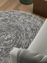 Kusový koberec Gloria Cavallo 106256 Creme Grey kruh