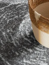 Kusový koberec Gloria Cavallo 106256 Creme Grey kruh